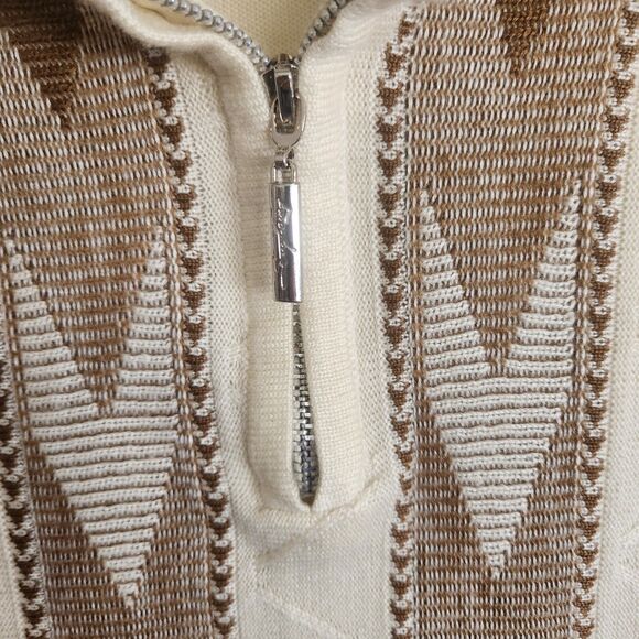 Steve Harvey Celebrity Edition 1/4 Zip Long Sleeve Sweater Men's Large 0741 - Picture 6 of 12